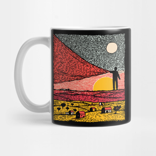 Postcard from Reality - Abstract Landscape by TuncGK