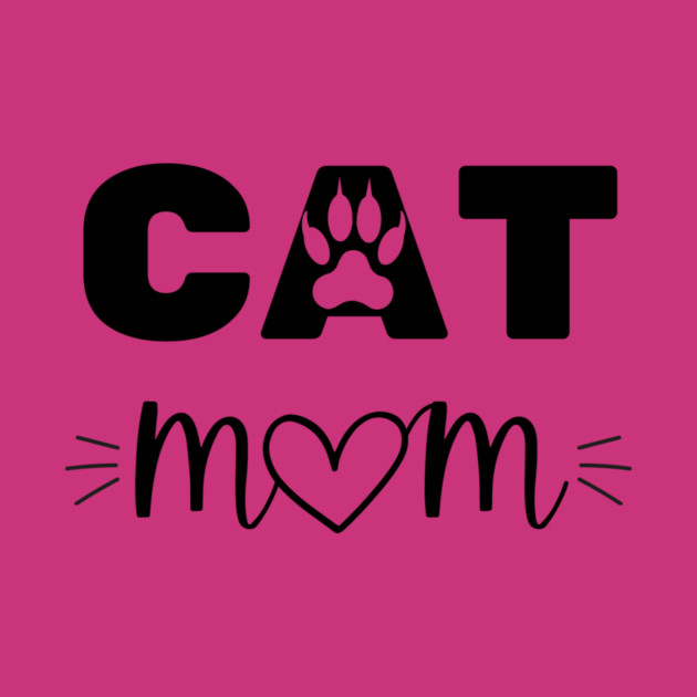 CAT Mom – Paw Print by Inkarti