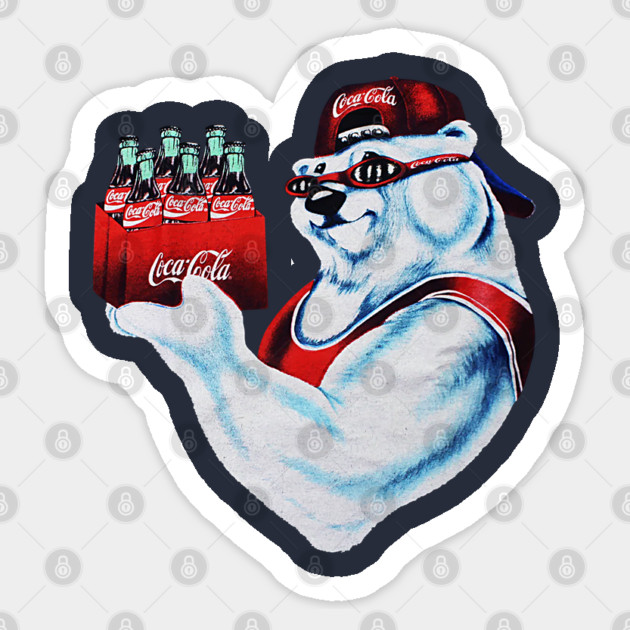 Coca Cola Coke - Polar Bear Sticker by nicklower
