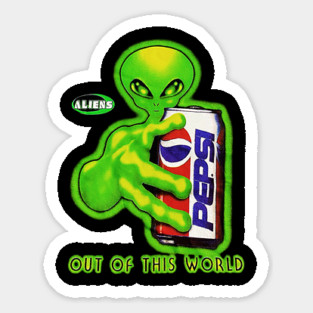 Pepsi - Out Of This World - Aliens Magnet
