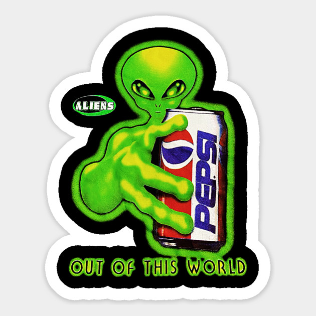 Pepsi - Out Of This World - Aliens Magnet by nicklower