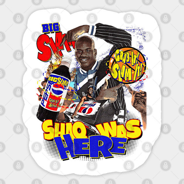 Shaq - Pepsi Big Slam - Shaquille O'Neal Sticker by nicklower