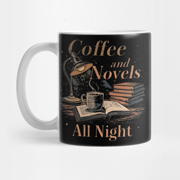 vintage Coffee and Novels All Night by SR8891