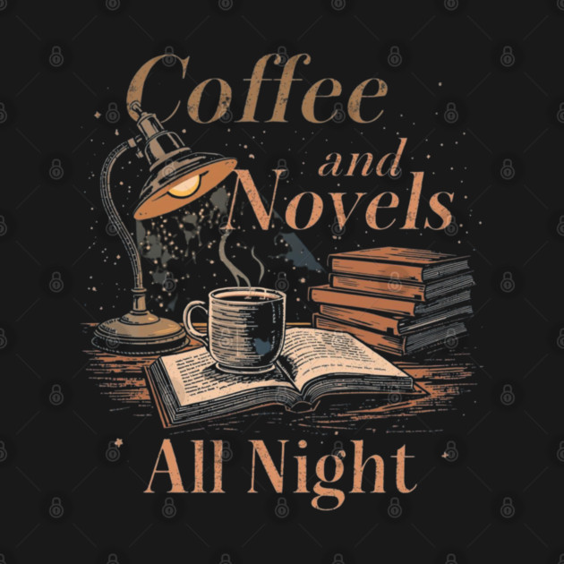 vintage Coffee and Novels All Night by SR8891