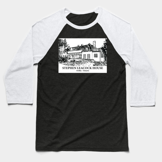 Stephen Leacock House - Orillia ON Baseball T-Shirt by Lakeric