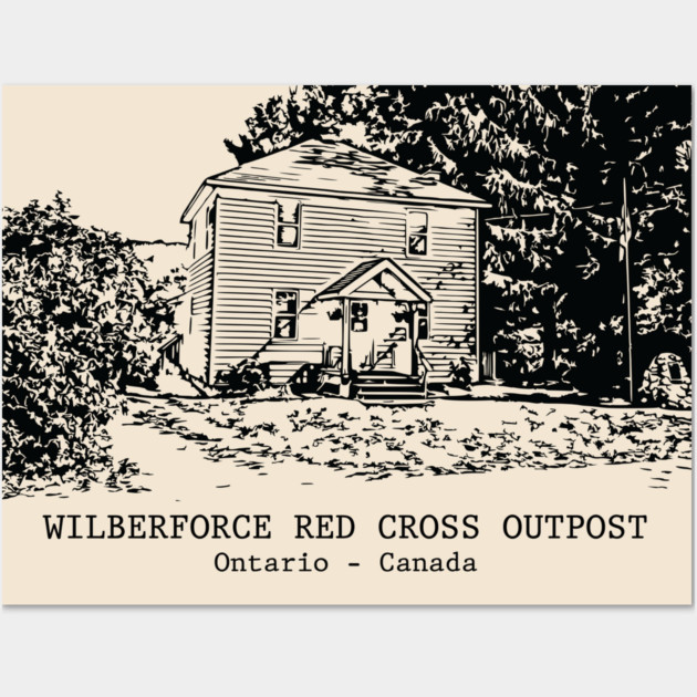 Wilberforce Red Cross Outpost - Ontario Wall Art by Lakeric