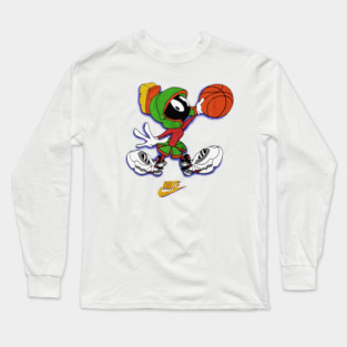 90s Alien Look - Classic Basketball T-Shirt Long Sleeve T-Shirt