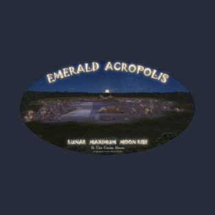 Emerald Acropolis Moon Rise T-Shirt
