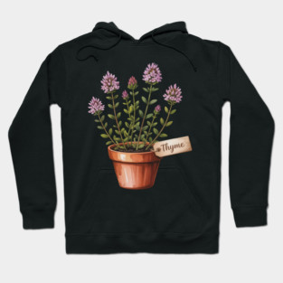 THYME Medicinal Healing Herb Thymus vulgaris Hoodie