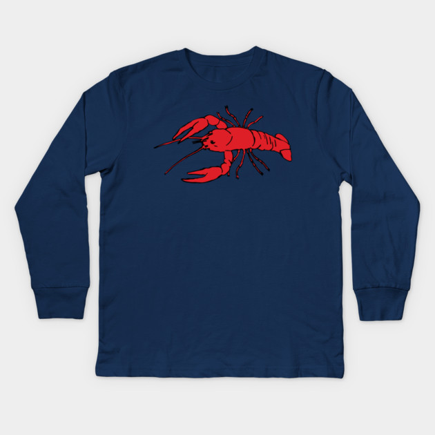 Who's your CrawDaddy? Kids Long Sleeve T-Shirt by DonWillisJrArt