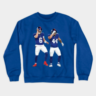 Cam Skattebo Jaxson Dart  New York Giants Crewneck Sweatshirt