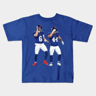 Cam Skattebo Jaxson Dart  New York Giants Kids T-Shirt