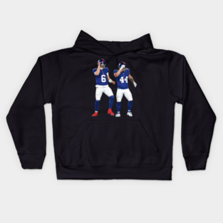 Cam Skattebo Jaxson Dart  New York Giants Kids Hoodie
