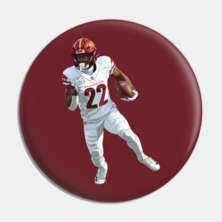 Jacory Croskey Merritt 22 Washington Commanders Pin