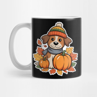 Autumn Fall Otterhound Dog Owner Thanksgiving Cozy Mug