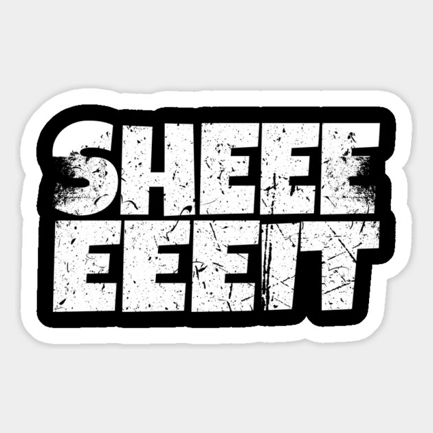 Sheeeiit Shirt - Funny Sarcasm Exclamation Humor Magnet by OUTFITPAW