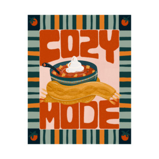 Cozy Mode tomato soup - retro food poster T-Shirt