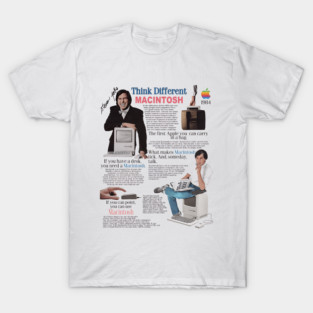 Steve Jobs Think Different Profile T-Shirt