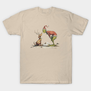 Grinch Shirt Max The Dog Grinch Christmas Movies M8430 T-Shirt