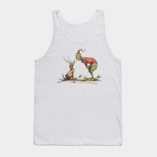 Grinch Shirt Max The Dog Grinch Christmas Movies M8430 Tank Top
