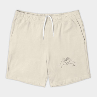 Line art Love Shorts