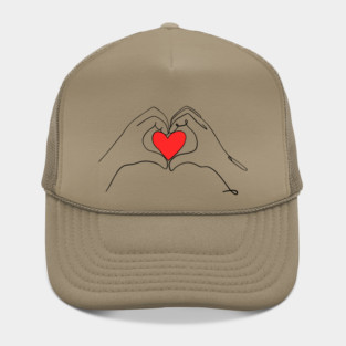 lineart love Hat