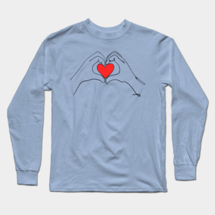 lineart love Long Sleeve T-Shirt