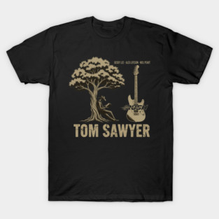 TOM SAWYER, Rush band, canada, rock retro T-Shirt