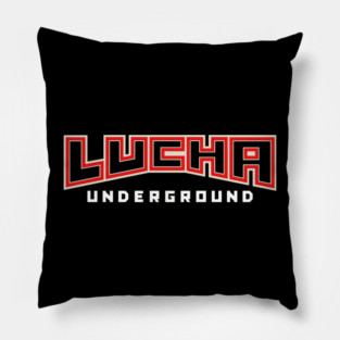 Lucha Underground Logo Shirt | Retro El Rey Network Lucha Libre Tee Pillow