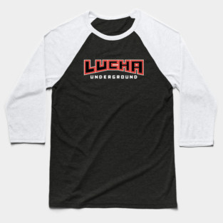 Lucha Underground Logo Shirt | Retro El Rey Network Lucha Libre Tee Baseball T-Shirt