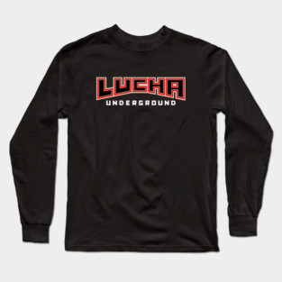 Lucha Underground Logo Shirt | Retro El Rey Network Lucha Libre Tee Long Sleeve T-Shirt