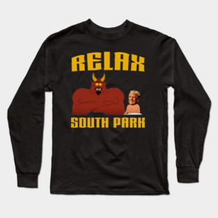 Relax | Satan and Trump | South Park Long Sleeve T-Shirt