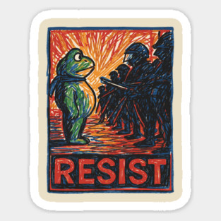 Portland-Frog Sticker