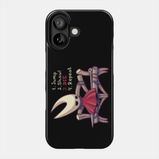 Jump Shaw Die Repeat Hornet Silksong Phone Case