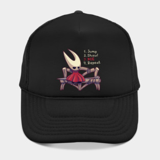 Jump Shaw Die Repeat Hornet Silksong Hat