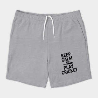 Keep Calm and Play Cricket Shorts