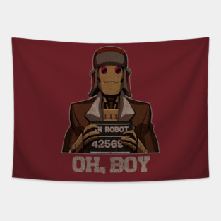 GI. ROBOT- OH BOY Tapestry