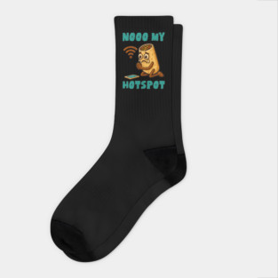 Nooo My Hotspot – Funny Italian Brainrot Meme Burrito Socks