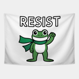 Portland-Frog Tapestry