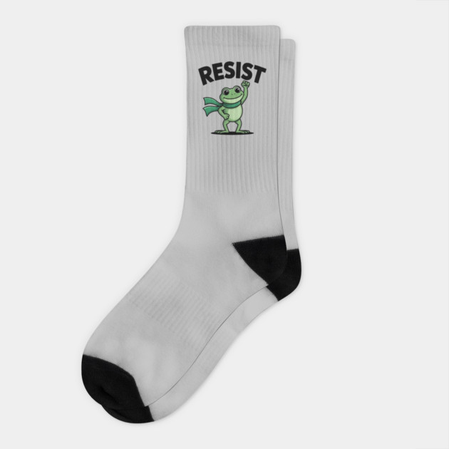 Portland-Frog Socks by Creatifly Graphic Tees