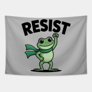 Portland-Frog Tapestry