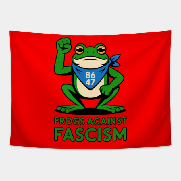 Portland-Frog Tapestry by Creatifly Graphic Tees