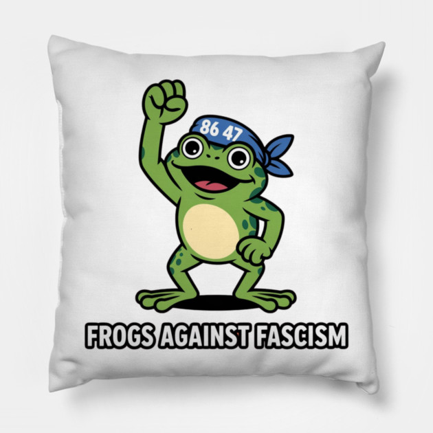 Portland-Frog Pillow by Creatifly Graphic Tees