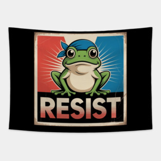 Portland-Frog Tapestry