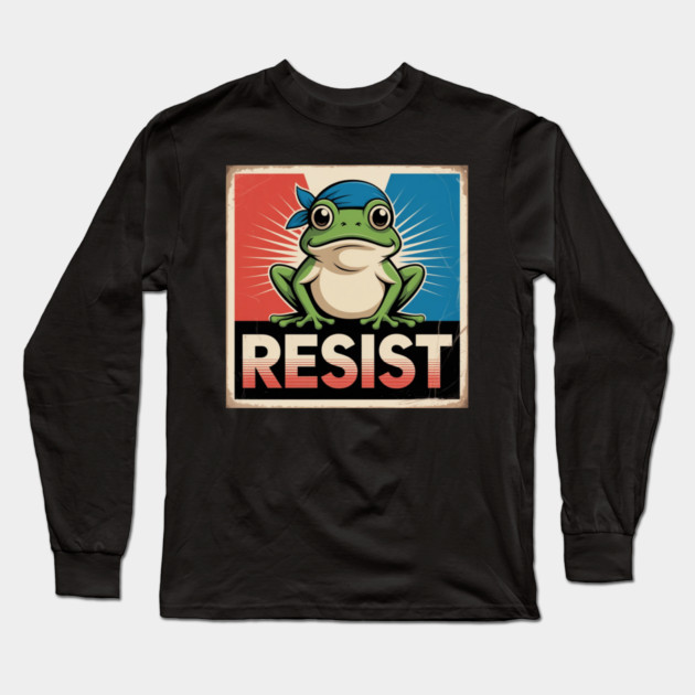 Portland-Frog Long Sleeve T-Shirt by Creatifly Graphic Tees