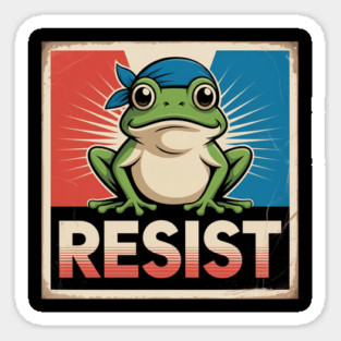Portland-Frog Sticker