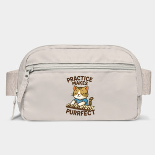 Practice makes PURRFECT - dark logo Bag