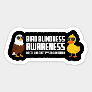 Bird Blindness Awareness Magnet