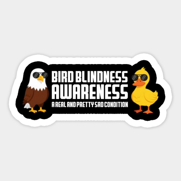 Bird Blindness Awareness Magnet by Litehouse Tees