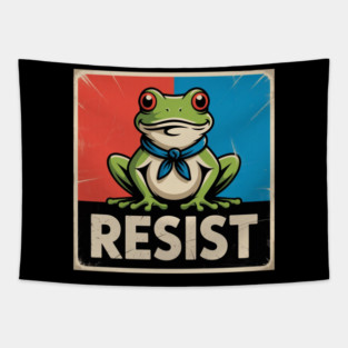 Portland-Frog Tapestry